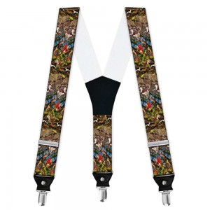Bretele personalizate, model tapet Hunting Scene